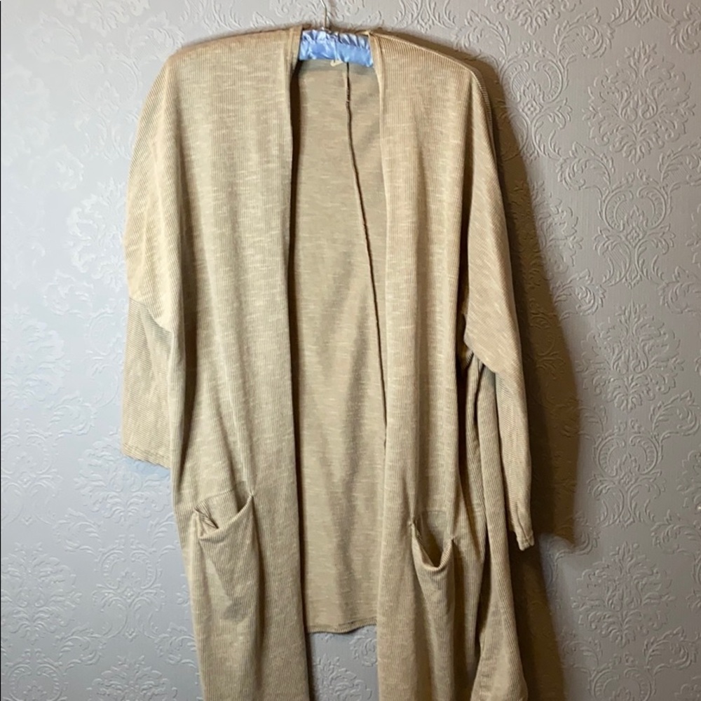 Donni striped kimono style cardigan